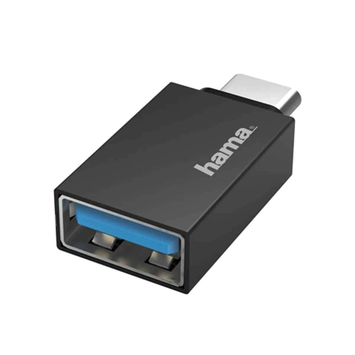 Hama 00200311 USB-C USB-A OTG adapter fekete USB 3.2 Gen 1 5000 Mbps réz belső vezetékek #1