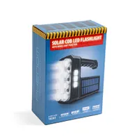 Phenom 18581 zseblámpa, szolár COB LED, 3W-3W, 650 és 350 lm, IP55, 1200 mAh Li-ion, MicroUSB #4