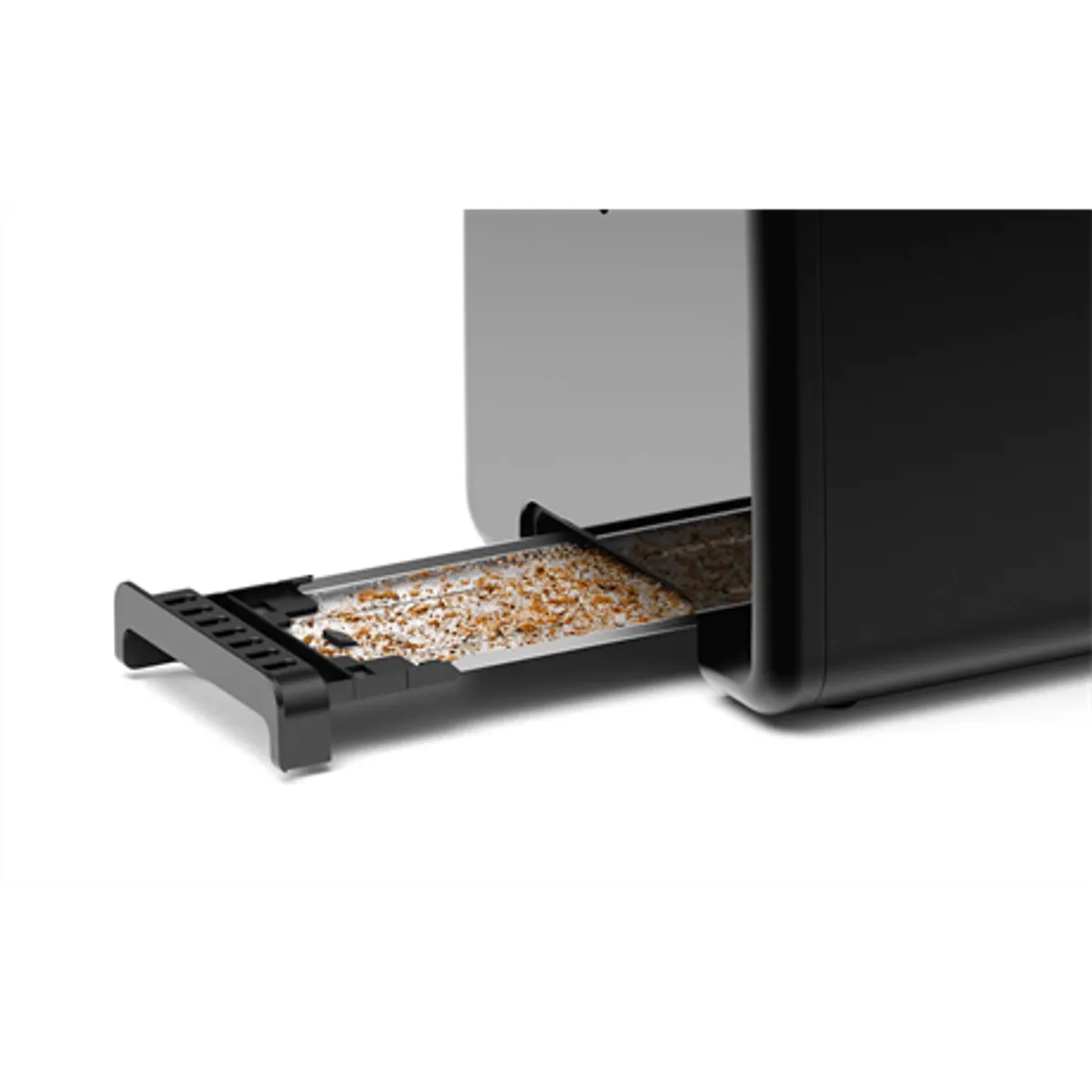Bosch TAT3P423 DesignLine kenyérpirító 2 szeletes fémház kenyérközpontosítás olvasztás újramelegítés 970 W fekete #7