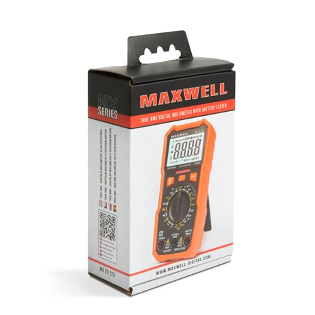 Maxwell-Digital 25223 MX sorozat digitális multiméter érintés nélküli feszültség detektálás hőmérsékletmérés háttérvilágítás munkalámpa #4