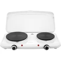 Sencor SCP 2271WH-EUE4 dupla elektromos főzőlap 2 főzőzónás 18 cm és 15 cm 2500 W LED jelzőfény fedél #2