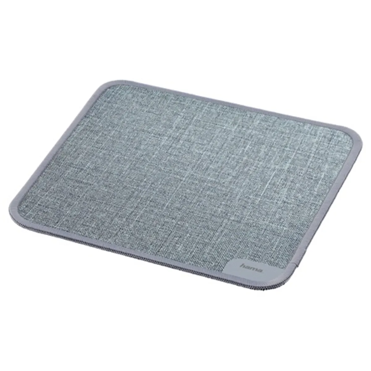 Hama 00054798 textil egérpad szürke 19x19 cm, poliészter, gumírozott hátoldal, varrott szegély #1