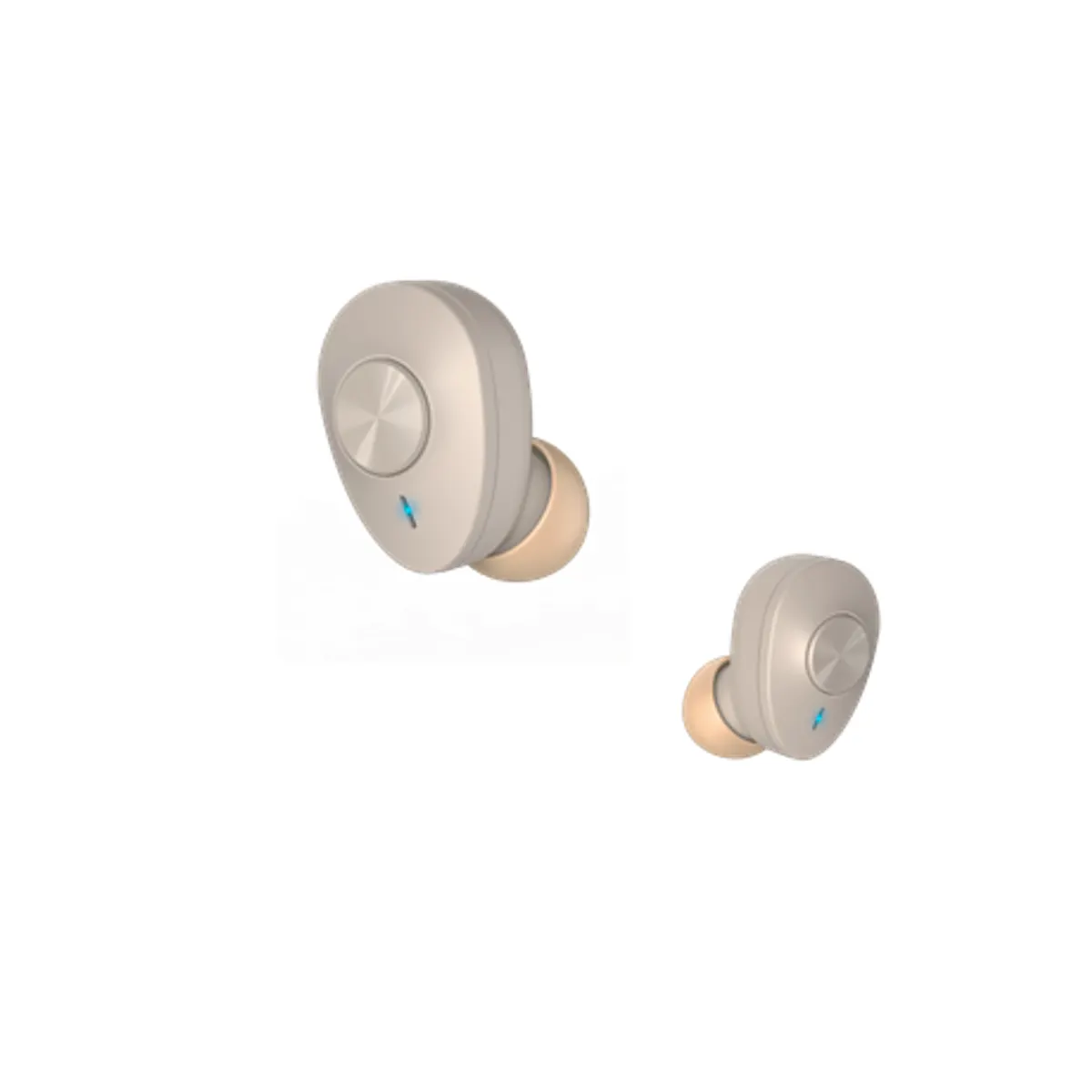 Hama 00184164 Freedom Buddy TWS Bluetooth bézs érintésvezérlés mikrofonnal töltődoboz USB-C #1