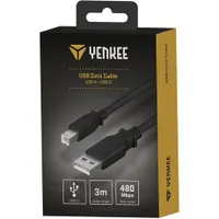 Yenkee YCU 016 BK USB A USB B kábel USB 2.0 3m fekete #3