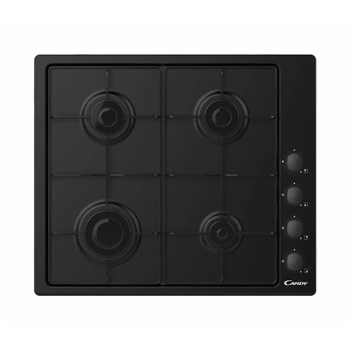 Candy CHW6LBB beépíthető gáz főzőlap 4 zóna fekete 60 cm gyújtás #1