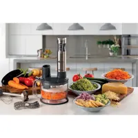 Ariete 898.1 7 az 1-ben botmixer szett 1000 W 10 fokozat Turbo 4 késes acél pengék habverő 500 ml aprító 700 ml mérőpohár 2 literes munkatál burgonyapürésítő korongok #2