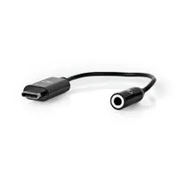 Nedis CCBW65950BK015 USB-C apa - 3,5 mm sztereó anya adapter 15 cm fekete #3
