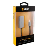 Yenkee YTC 012 USB-C HDMI adapter 4K alumínium ház 20 cm kábel #3