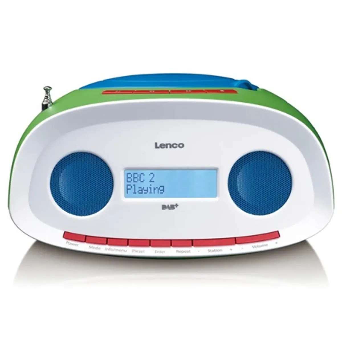Lenco SCD-70 hordozható cd-s rádiómagnó dab rádióval usb lejátszás mp3 wma támogatás lcd kijelző 2 hangszóró 2 w rms #1
