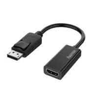 Hama 00200335 DisplayPort HDMI adapter 4K 3840x2160 30 Hz fekete #1