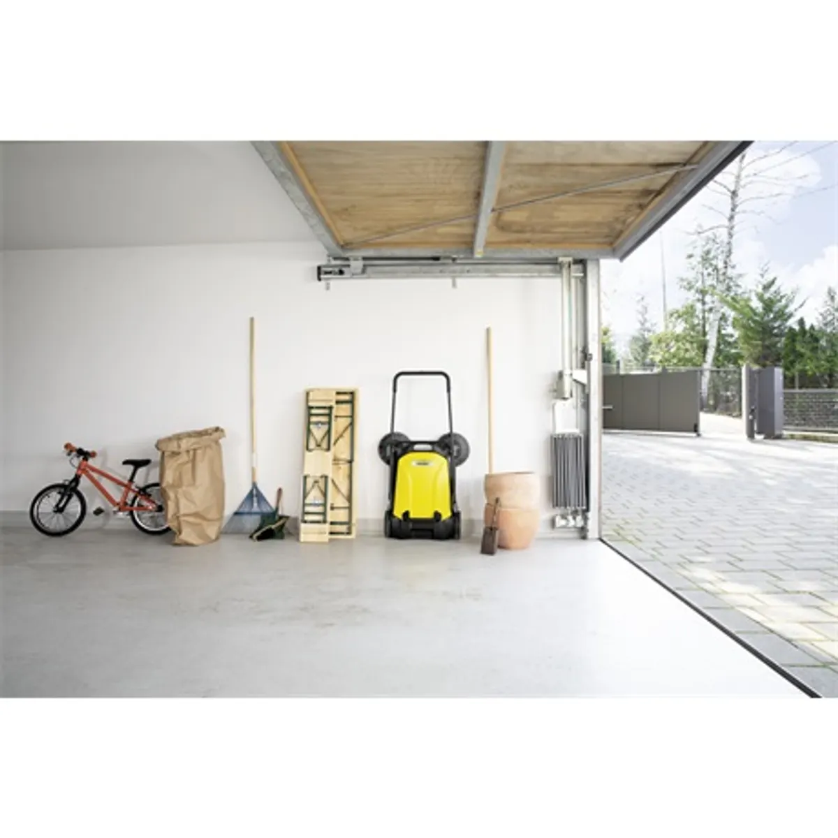 Karcher S 4 TWIN 2 IN 1 seprőgép 680 mm szélesség 20 l hulladéktartály összecsukható tolókar #10