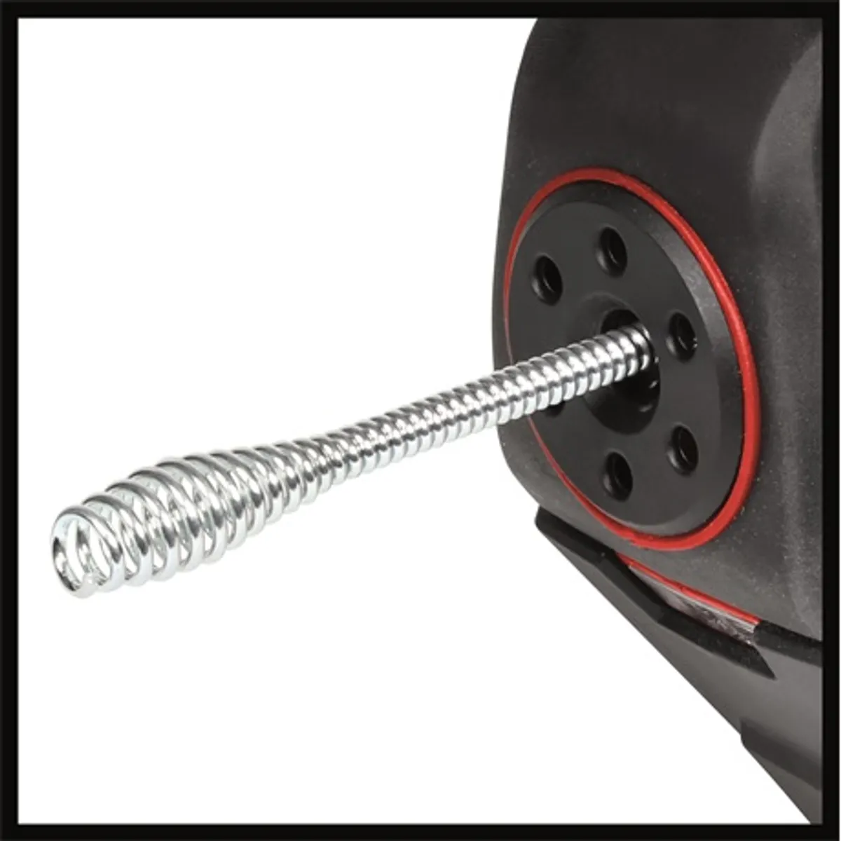 Einhell TE-DA 18/760 LI - SOLO csőtisztító 7 mm spirál, 7.6 m, 16-55 mm, 560 min-1, LED, Softgrip, Power X-Change kompatibilis #4