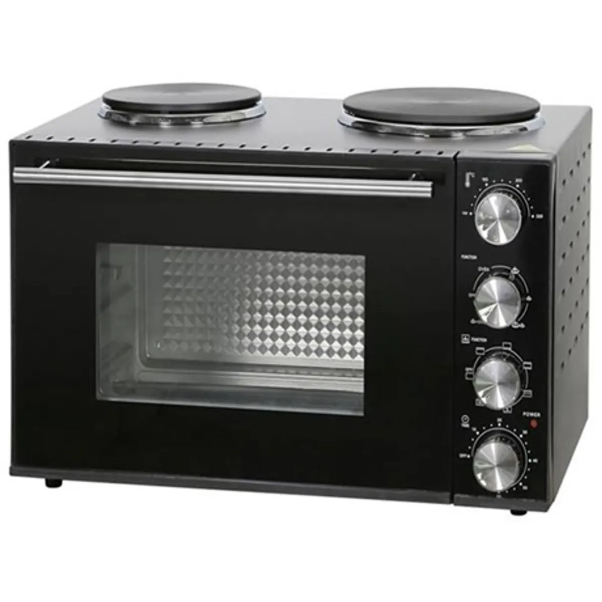 Orion OMK3018B Mini konyha 30L 3300W 90-230 C alsó-felső sütés sütő 1400W tartozékok sütőlap rács forgónyárs #1