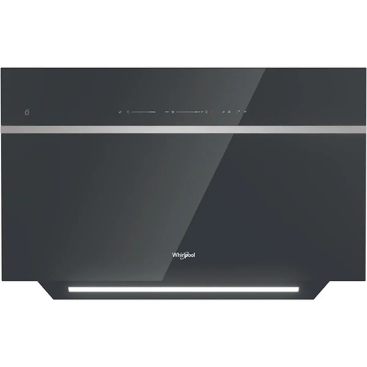 Whirlpool WHVS 90F LT C K Páraelszívó döntött 90 cm fekete üveg #1