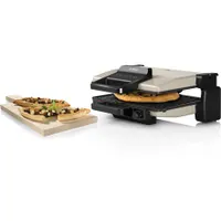 Bosch TCG3302 kontakt grill ezüst 2000 W fokozatmentes szabályozás kivehető grill-lapok tapadásmentes kerámiabevonattal #6