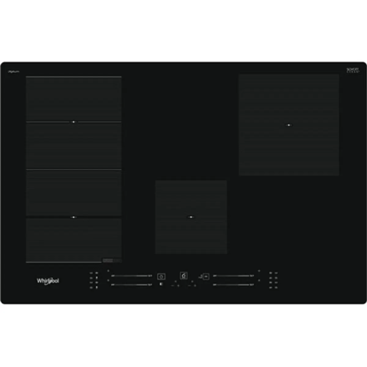 Whirlpool WF S0377 NE/IXL Indukciós beépíthető főzőlap 4 zónás iXelium 65 cm szélesség időzítő 6. Érzék Flexi Cook zóna #1