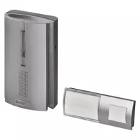 Emos P5763 vezeték nélküli csengő 120 m hatótávolság 16 dallam automatikus párosítás ismétlési funkció IP44 vízálló gomb 85 dB 433 MHz 3x AA #6