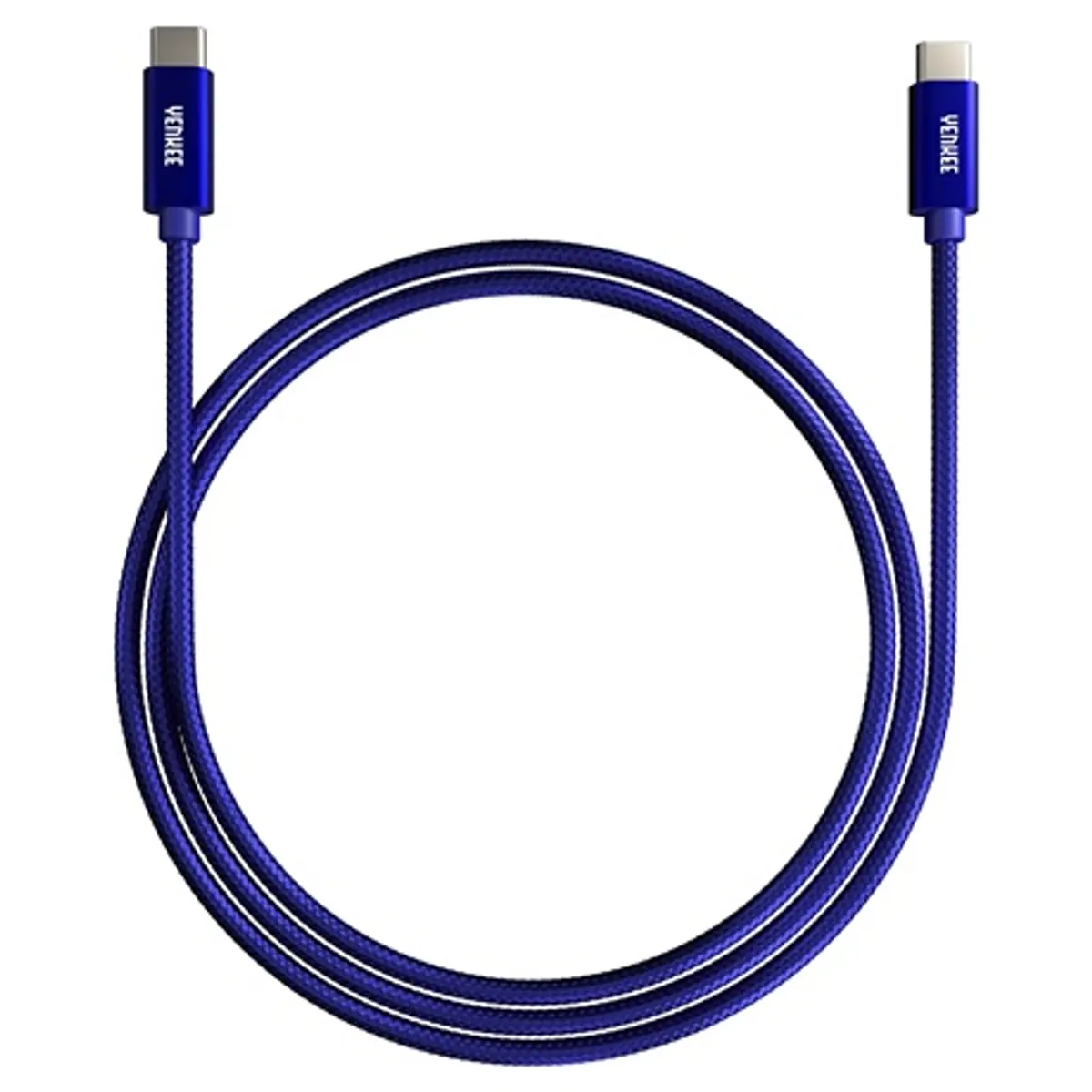 Yenkee YCU C101 BE Adatkábel Type-C 1,0 m kék alumínium csatlakozóval 60 W #2