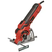 Einhell TC-CS 89 Mini kézi körfűrész 600 W 89 mm fűrészlap, 27 mm vágásmélység, szerszám nélküli beállítás, tengelyzár, alumínium fűrészasztal #1