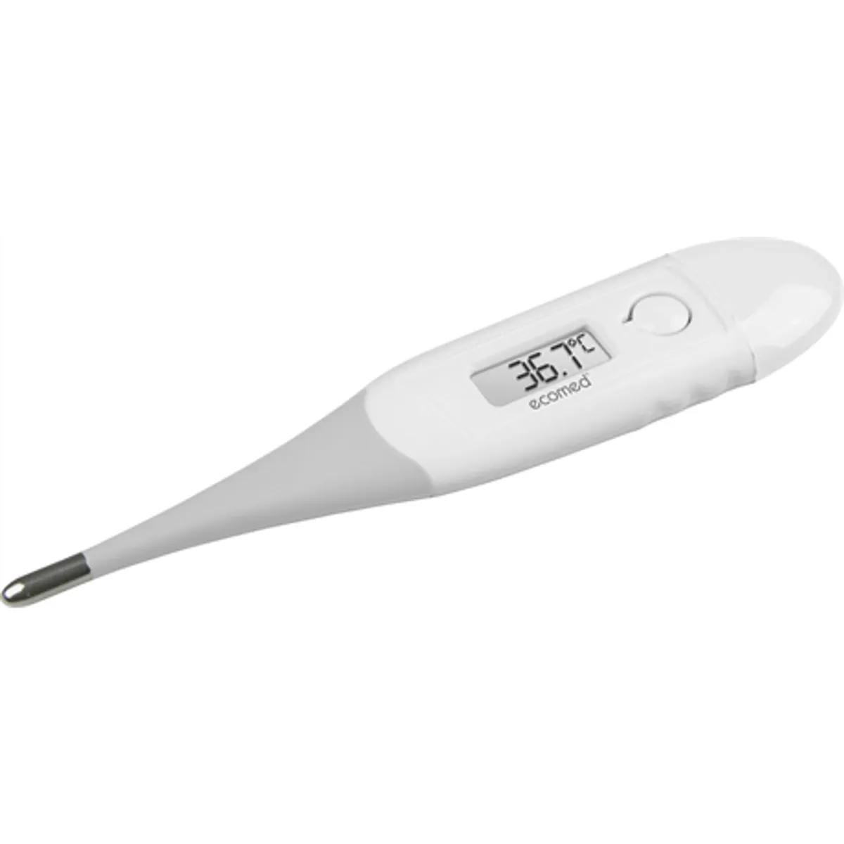 Medisana TM-60E digitális hőmérő orális hónalj végbél mérés LCD kijelző vízálló memória utolsó mérés automatikus kikapcsolás 10 perc C/F váltás lázriasztó #1