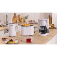Bosch TKA2M111 filteres kávéfőző fehér 1,4 l 1200 W dripStop automatikus kikapcsolás 40 perc kihajtható szűrőtartó aromavédő üvegkanna #4