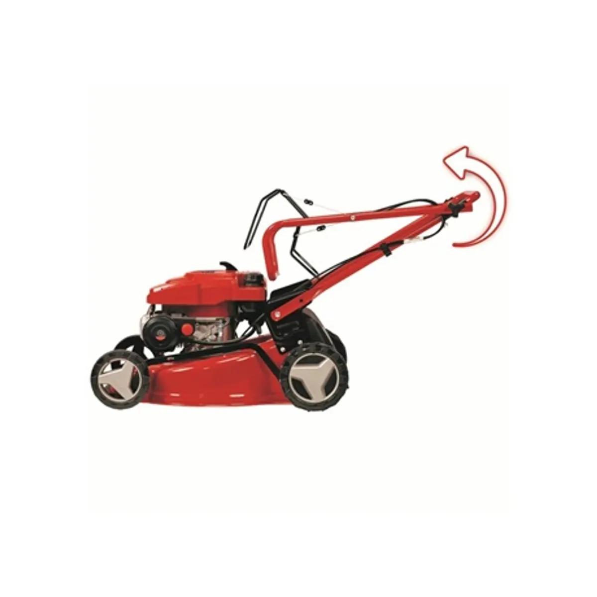Einhell GC-PM 46/5 S benzines fűnyíró 46 cm vágás 65 l gyűjtő, 132 cm³, 2000 W, 9 fokozatú központi magasságállítás, hátsókerék-hajtás kikapcsolható #3