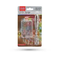 Family Decor 55885 led szalag színes 1 m elemes öntapadós hátoldal rgb 30x2835 smd 3xaa kábel 30 cm #4