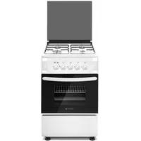 Novacook F5S40G2 W szabadonálló gáztűzhely 4 gázrózsa 44 L sütő 9 kW fehér #1