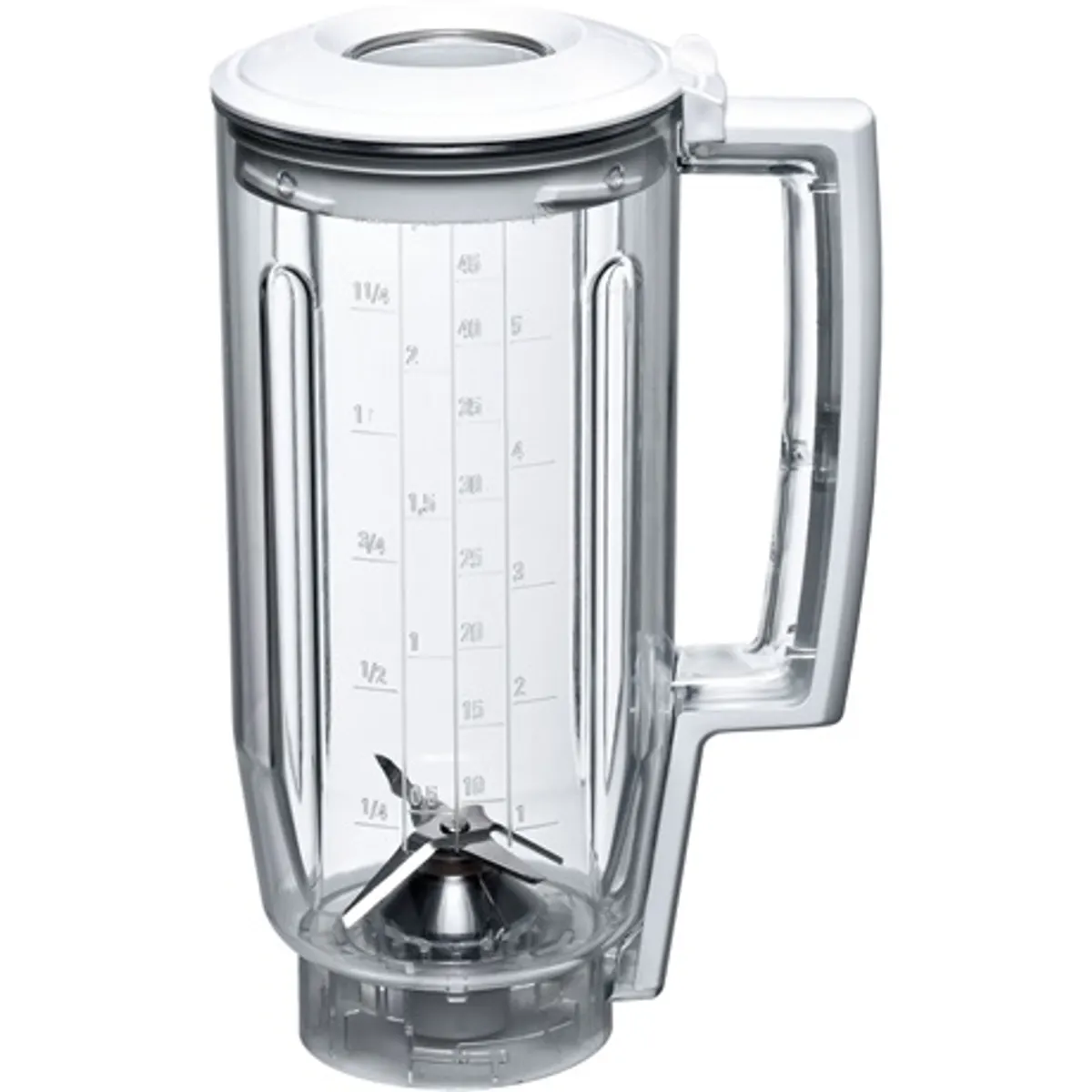 Bosch MUZ5MX1 turmix feltét MUM5-höz 1,25 l műanyag jégaprításra #1
