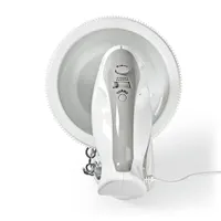 Nedis KAHM110CWT tálas mixer fehér-szürke 200 W 5 sebesség turbó 2 literes keverőtál #7