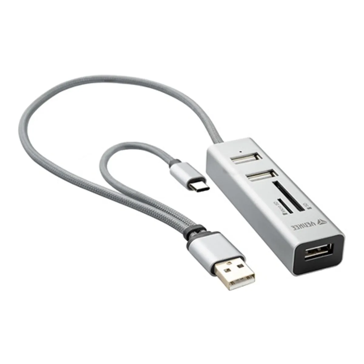 Yenkee YHC 103SR USB-C OTG hub és kártyaolvasó 3x USB 2.0 Micro SD SDHC SDXC #2