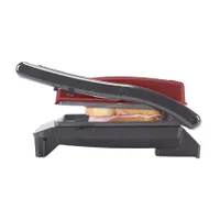Beper P101TOS002 panini sütő piros 850 W grilllapok tapadásmentes bevonattal működési lámpával csúszásmentes lábak méretei 29,4x10,40x25 cm #6
