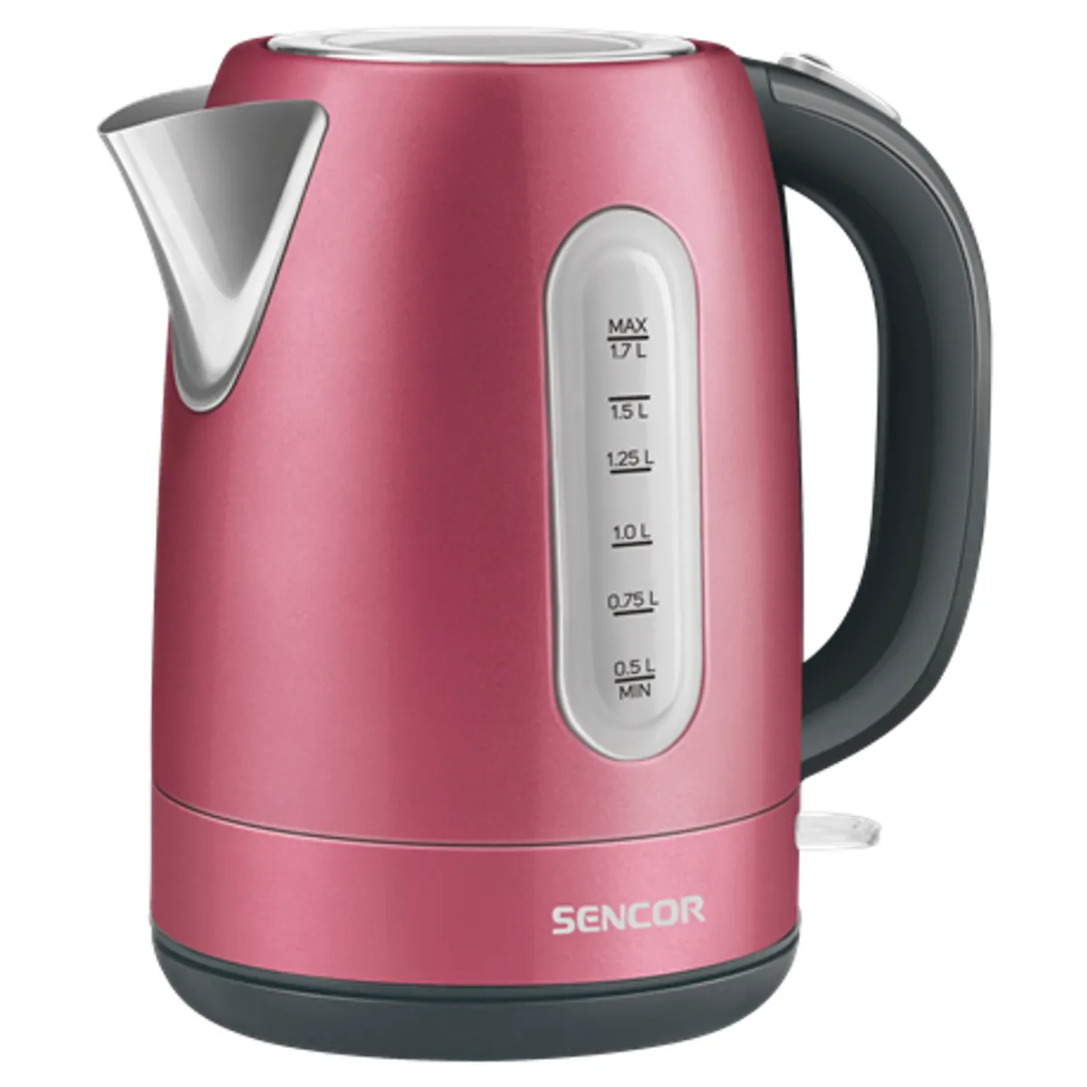 Sencor SWK1774RD vízforraló 1,7 l rozsdamentes acél 360 fokos STRIX piros #1