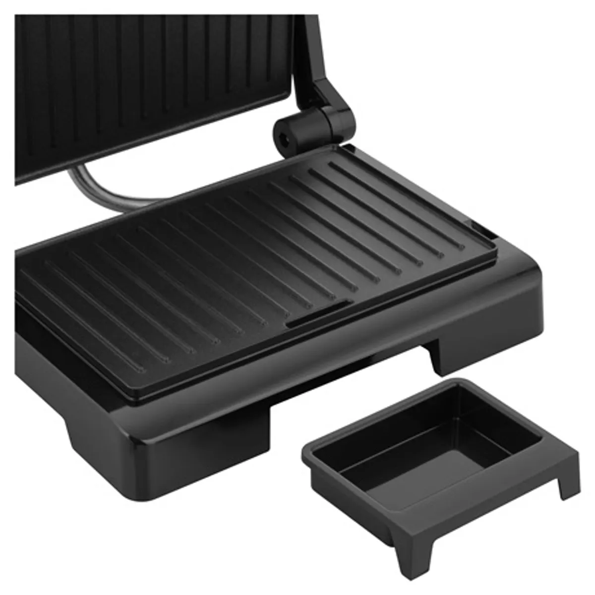 Sencor SBG 2070SS KONTAKT PANNINI GRILL tapadásmentes bordázott sütőlapok 1000 W #3