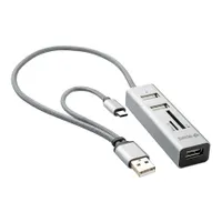 Yenkee YHC 103SR USB-C OTG hub és kártyaolvasó 3x USB 2.0 Micro SD SDHC SDXC #2