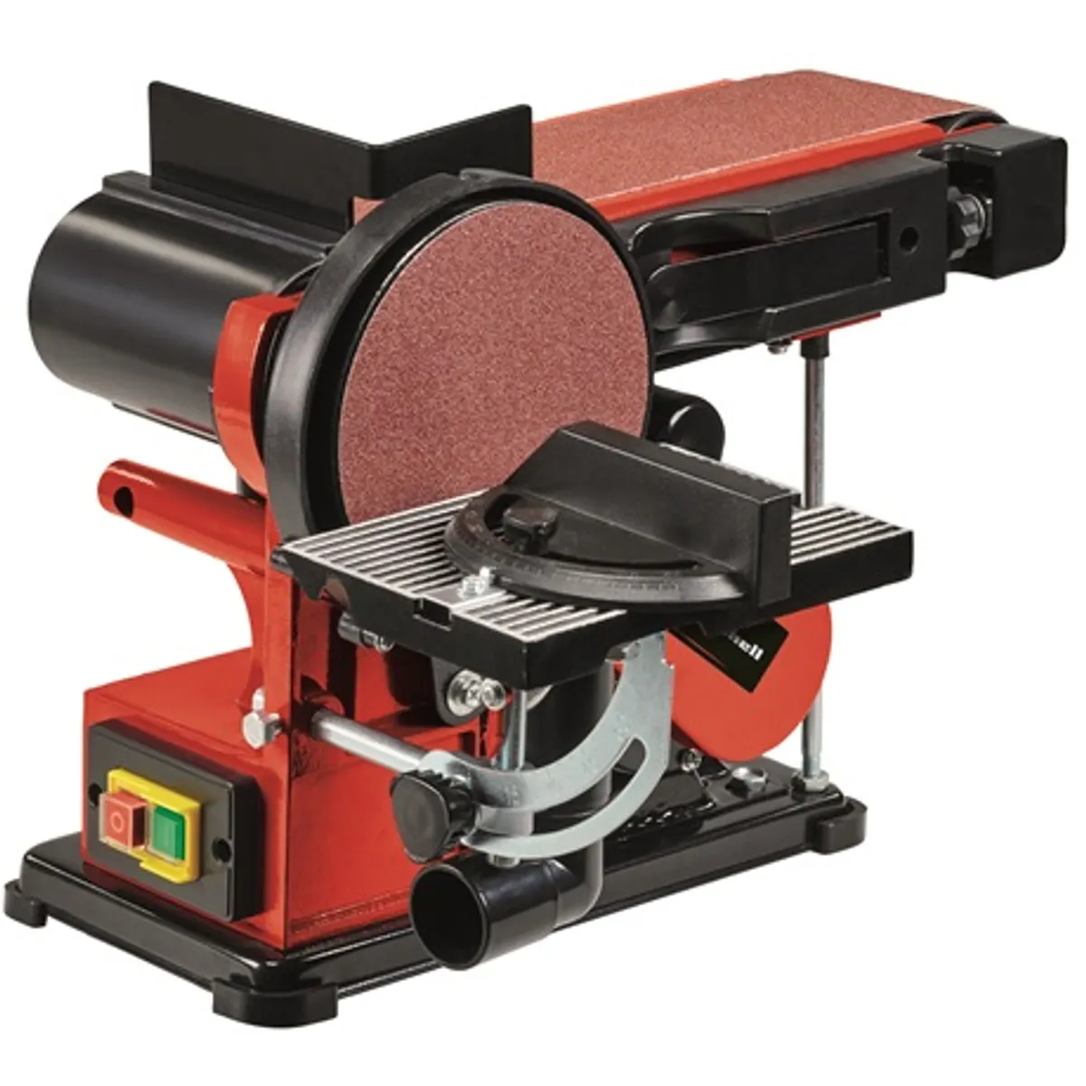 Einhell TC-US 380 asztali szalag- és tányércsiszoló 914x100 mm szalag 80 szemcsefinomság 0-60 asztal #1