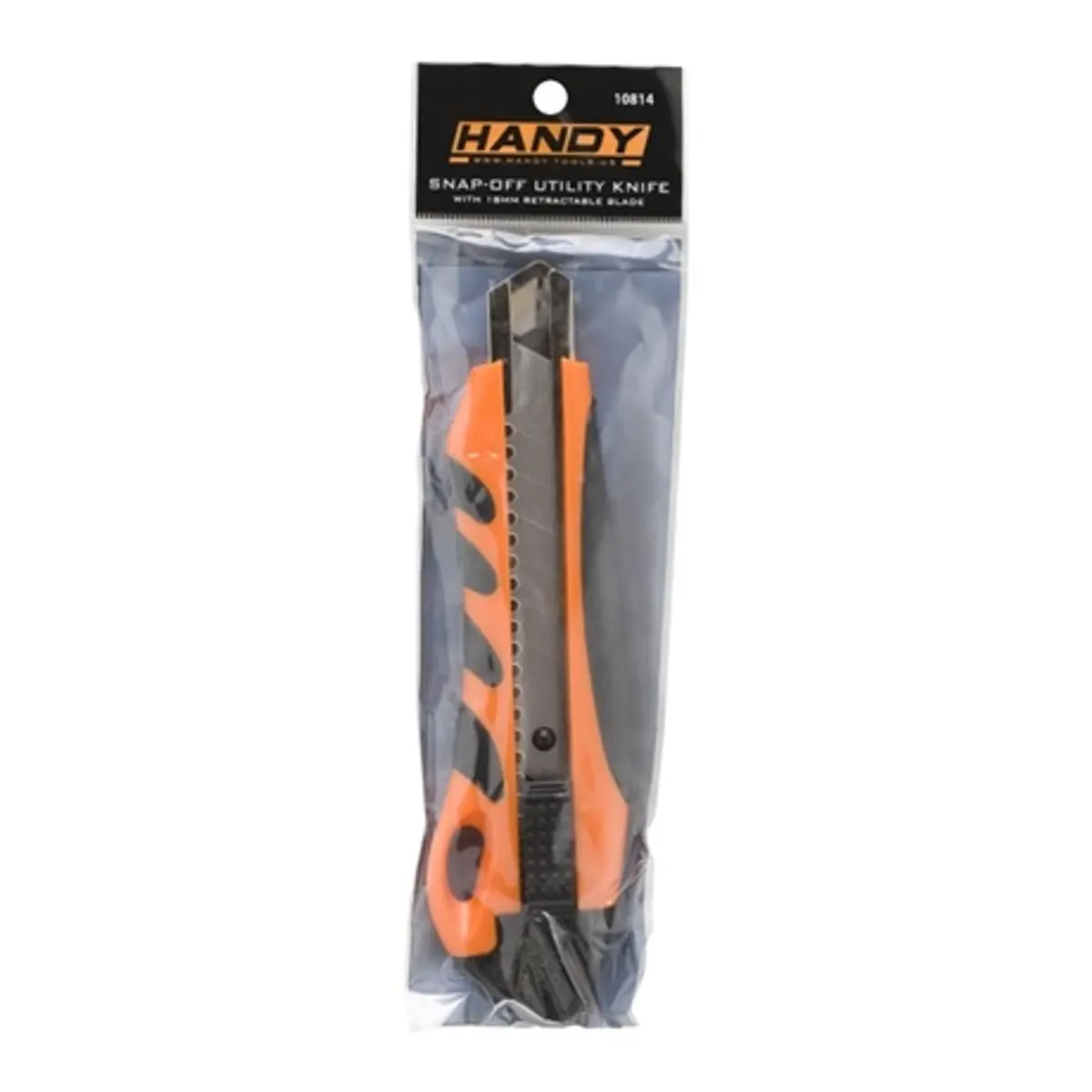 Handy 10814 univerzális kés törhető penge 18 mm kihúzható penge ütésálló műanyag váz csúszásgátló gumi markolat tartozék 1 db 18 mm penge #4