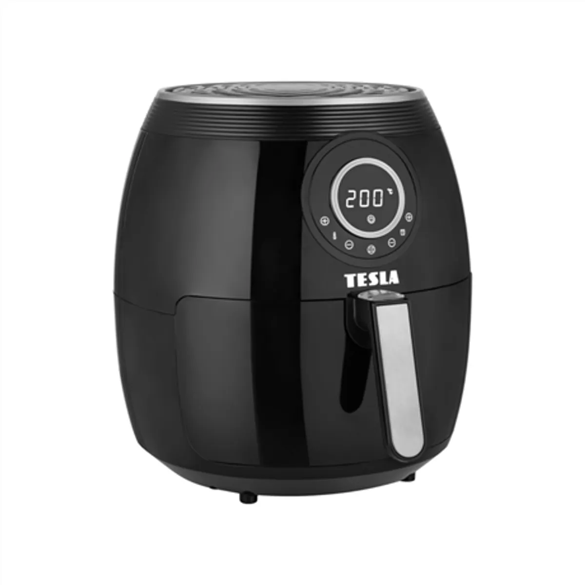 Tesla Q50XL FEKETE AirCook Q50 XL 8 programok Heat2Flow 3,8 l digitális érintőpanel automatikus kikapcsolás #1