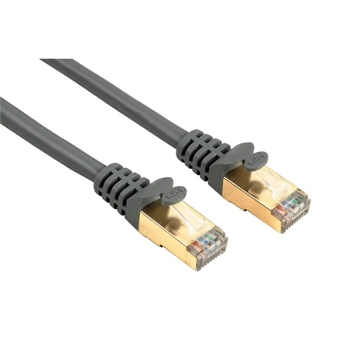 Hama 00041896 Patchkábel CAT5e 5,0m szürke RJ45 STP aranyozott dugasz #1