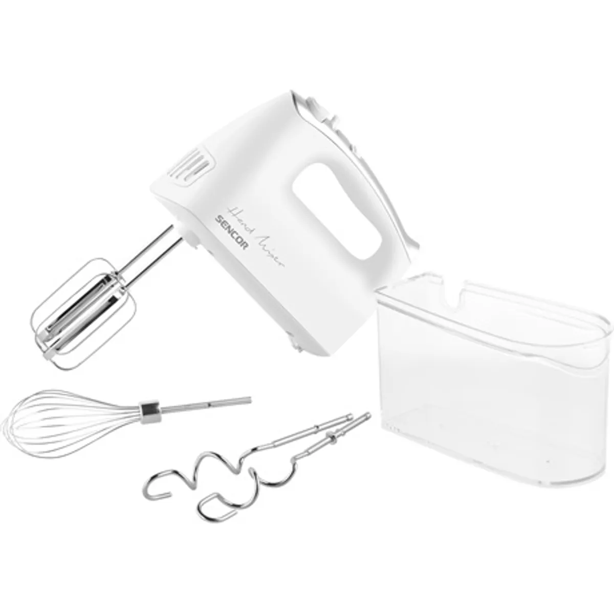 Sencor SHM5206WHEUE3 Kézi mixer 500 W 5 fokozat Turbo 3 tartozék #3