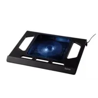 Hama 00053070 NCP-75 Notebook hűtőpad 17,3" 12,5 cm venti, LED kék, USB, fekete #1