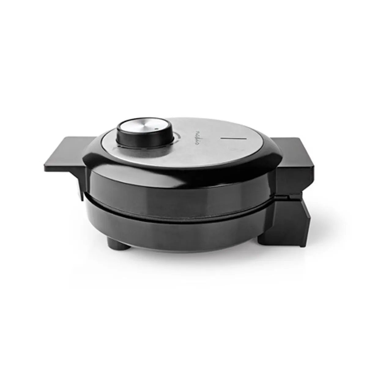 Nedis KAWP100BK gofrisütő szív alakú 19 cm, 1000 W, tapadásmentes bevonat, automatikus hőmérséklet-szabályozás, étel kész jelző, zárrendszer #5