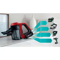 Bosch BBS711ANM Unlimited 7 ProAnimal 18V Li-Ion 3Ah ProAnimal motoros szívófej LED-fénnyel, 2in1 kárpitszívó és bútorkefe, mini turbókefe #8
