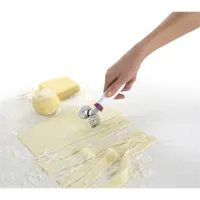 Metaltex MX252582 Dolceforno tésztavágó kétféle fej rozsdamentes acél fej, műanyag nyél #3