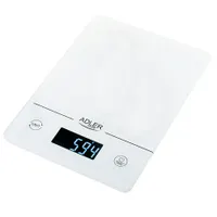 Adler AD3170 mérleg kapacitás 15 kg, pontosság 1 g, lb:oz, ml, LCD, tare, automatikus kikapcsolás #2