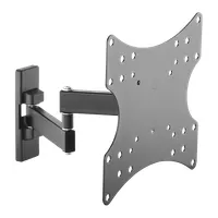 Stell SHO 4530 fali konzol kihúzható 23-42" teherbírás 15 kg dőlés 10° elforgatás 90° VESA 75x75 100x100 200x100 200x200 fekete #1