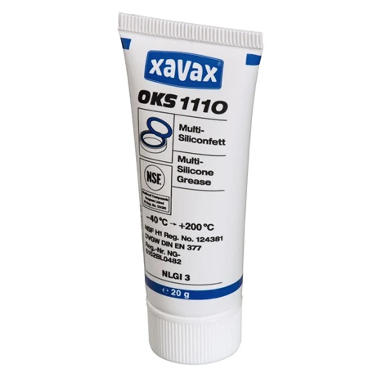 Xavax 111177 SZILIKON ZSÍR "OKS 1110", 20GR tömítő és kenőanyag hideg- és melegvíz szelepekhez, fűtési rendszerekhez #1