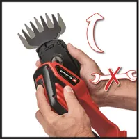 Einhell GE-CG 18-100 LI - SOLO fű- és sövénynyíró Power X-Change 18V akkumulátor nélkül 100 mm 200 mm #4