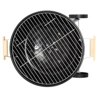 Home by Somogyi GR02 Fedeles gömbgrill tűztér átmérője 46,5 cm rostély krómozott acél 43,5 cm magasság 64 cm rozsdamentes hamugyűjtő zománcozott acél #3
