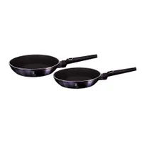 Berlinger Haus BH/6789 Purple Eclipse serpenyő szett 2 részes 22 cm 1,3 l és 26 cm 2,0 l 3 rétegű titán bevonat indukciós talp #1